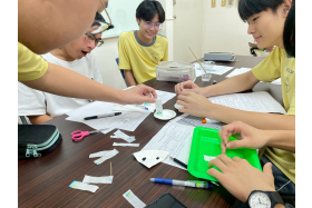 社區高中學生進行科學探究