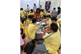 本校師資生與高中學生互動