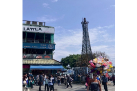 在本計畫經費的支持下,學生於淡水八里進行田調